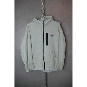 Nike Gray Tech Fleece Full Zip Hoodie Jacket Mens XL Extra‎ Large
